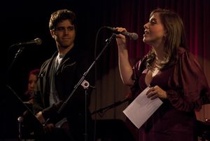 Julie McBride, Josh Young and Laura Pietropinto @ BroadwayWorld Julie McBride, Josh Young and Laura Pietropinto Photo