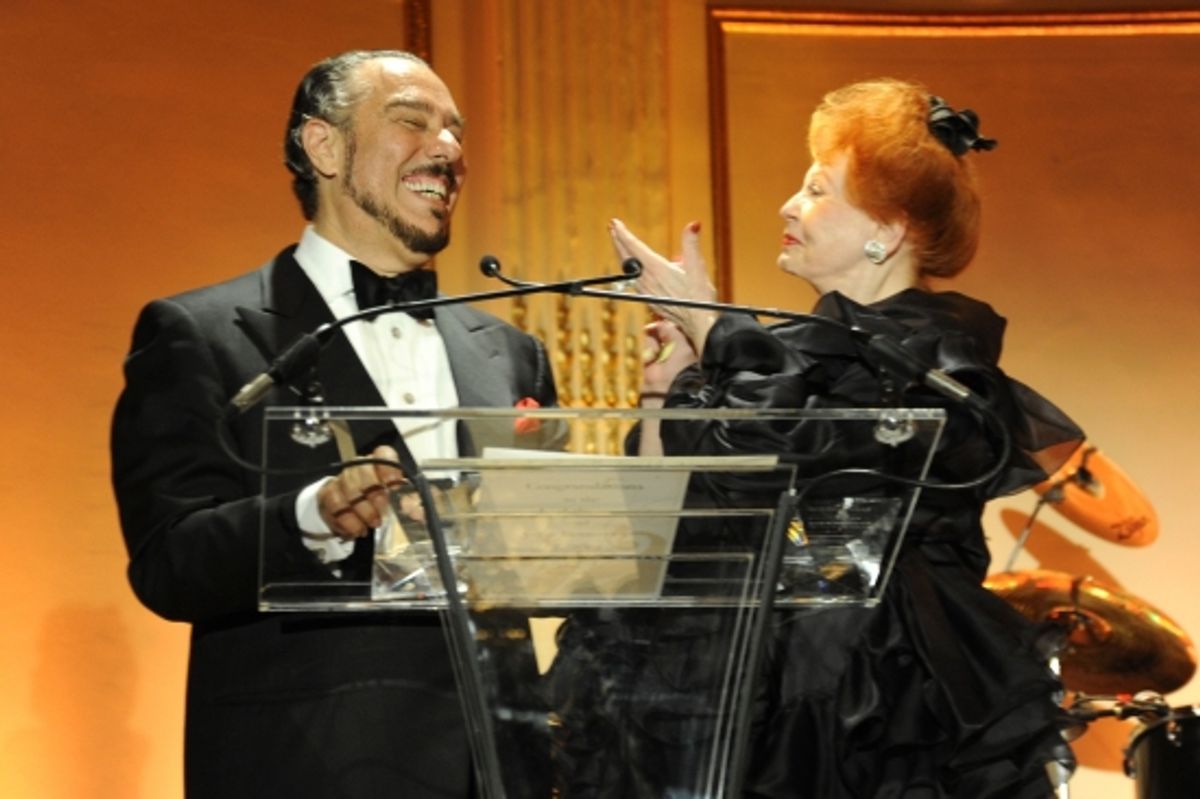 Marc Rosen and Arlene Dahl at Lighthouse Gala: Lighthouse Salutes The Arts