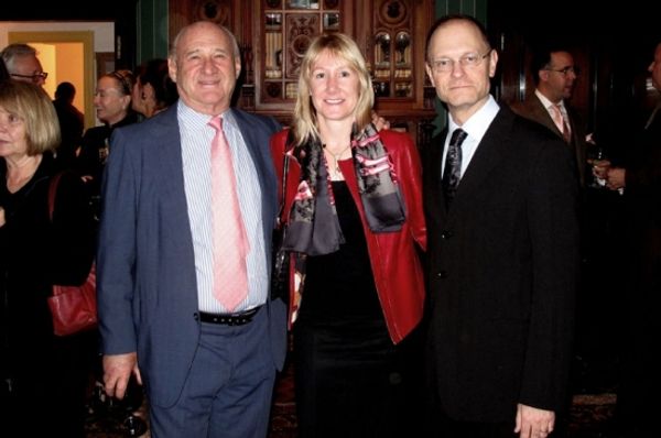 Bob Borchardt, Julie Steamer and David Hyde Pierce Photo