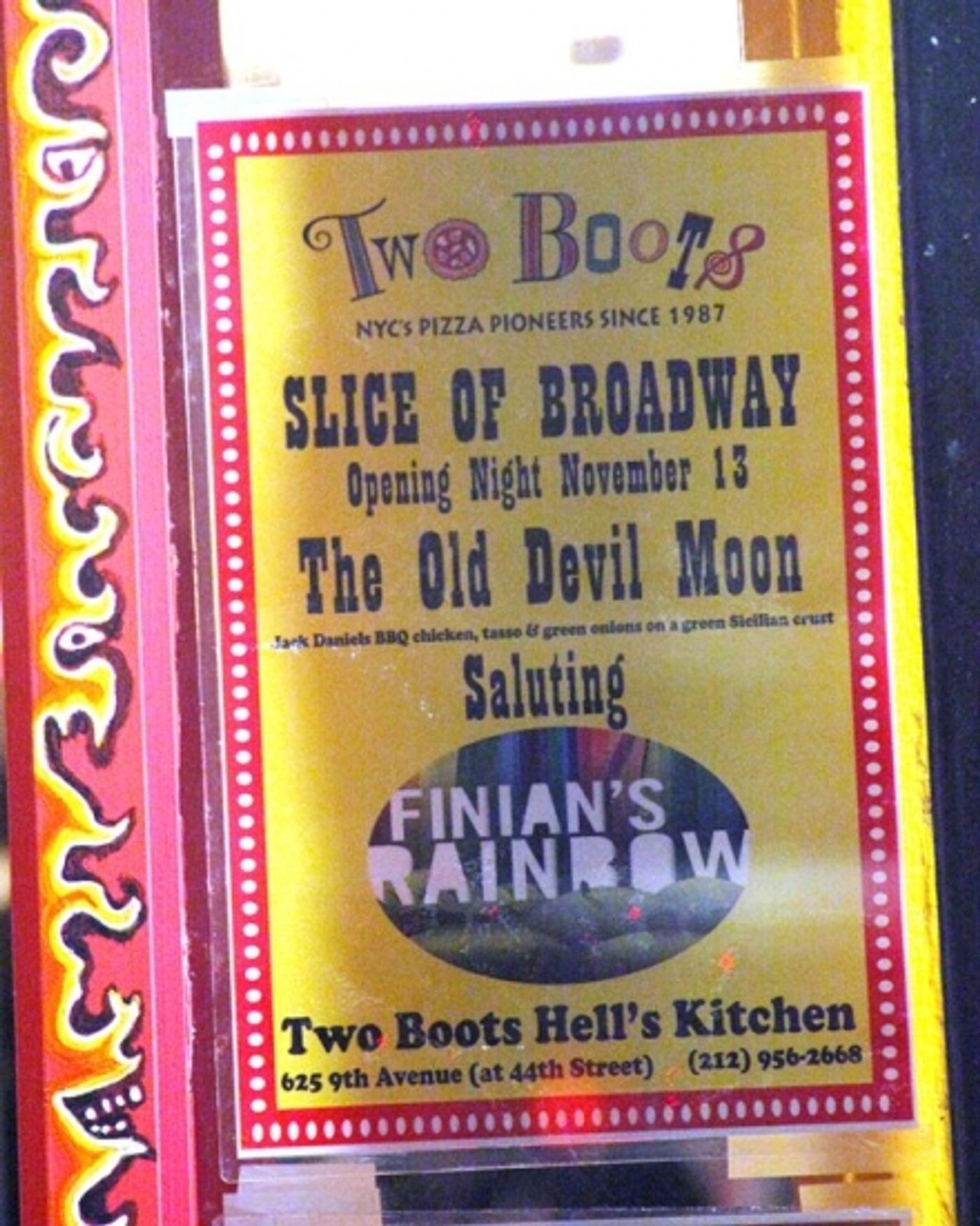 Photo Coverage: Two Boots Pizza Hosts FINIAN's RAINBOW for 'A Slice of Broadway'  Image