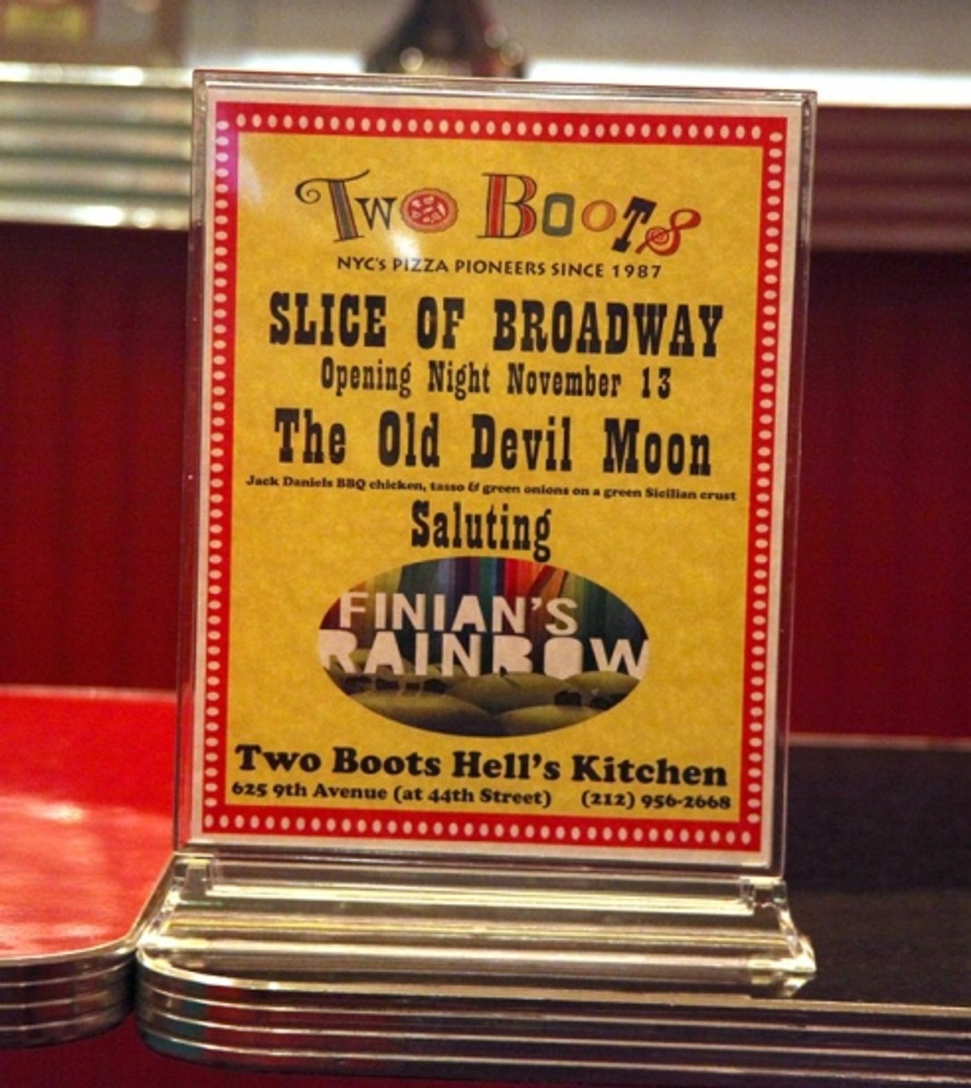 Photo Coverage: Two Boots Pizza Hosts FINIAN's RAINBOW for 'A Slice of Broadway'  Image