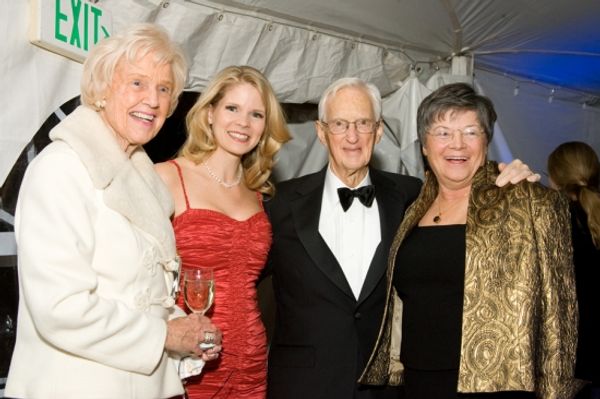 Kelli O'Hara with Gala Honorees Angela and Scott Jaggar and Landmark's Honorary Chair Photo