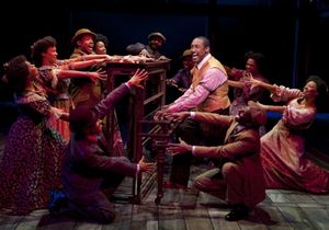 Quentin Earl Darrington and ensemble @ BroadwayWorld Quentin Earl Darrington and ensemble Photo