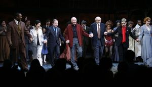 Quentin Earl Darrington, Lynn Ahrens, Stephen Flaherty, Terrence McNally, E.L. Doctorow & Marcia Milgrom Dodge, Christiane Noll with ensemble @ BroadwayWorld Quentin Earl Darrington, Lynn Ahrens, Stephen Flaherty, Terrence McNally, E.L. Doctor Photo