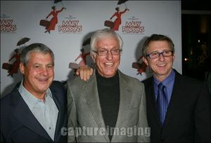 Cameron Mackintosh, Dick Van Dyke and Thomas Schumacher  Photo