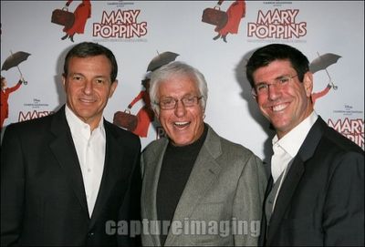 Robert A. Iger, Dick Van Dyke and Rich Ross
 Photo
