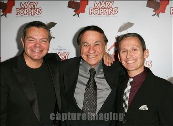 Anthony Drewe, Richard Sherman, and George Stiles Photo