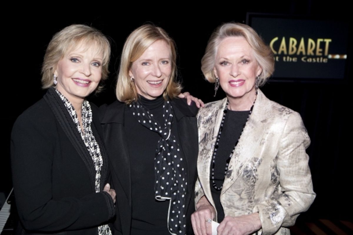 Florence Henderson, Eve Plumb and Tippi Hedren at 