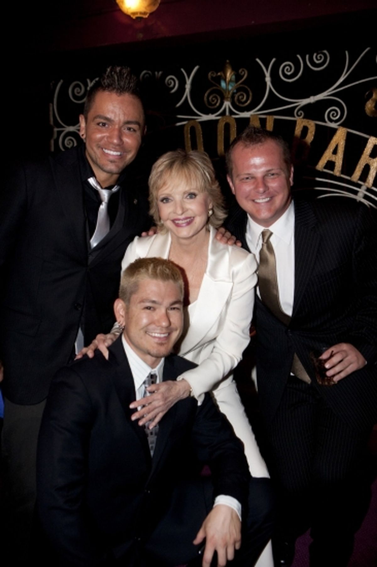 Florence Henderson and the Castle staff at 