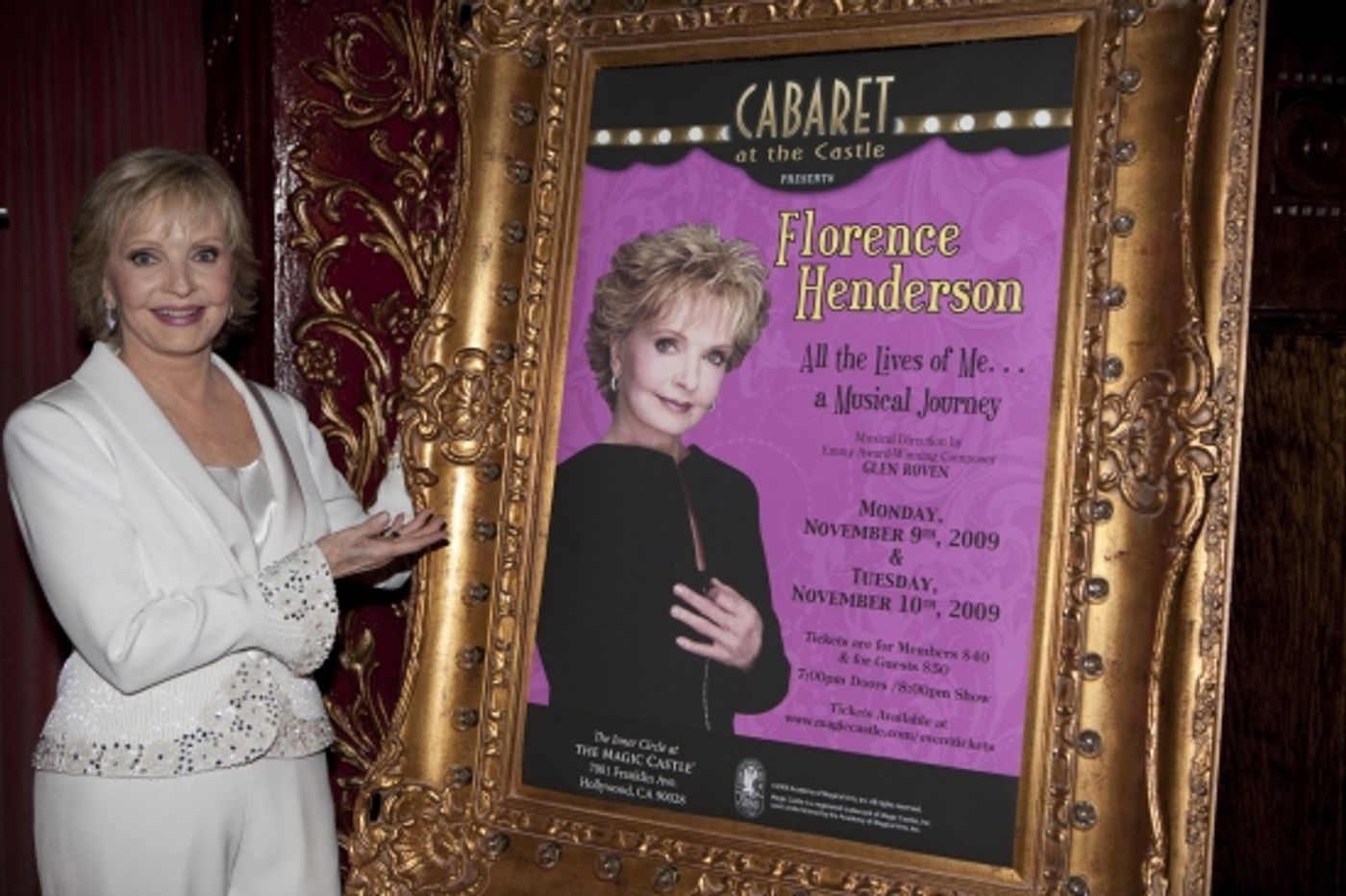Photo Flash: Florence Henderson At CAN I GET A HUG  Image