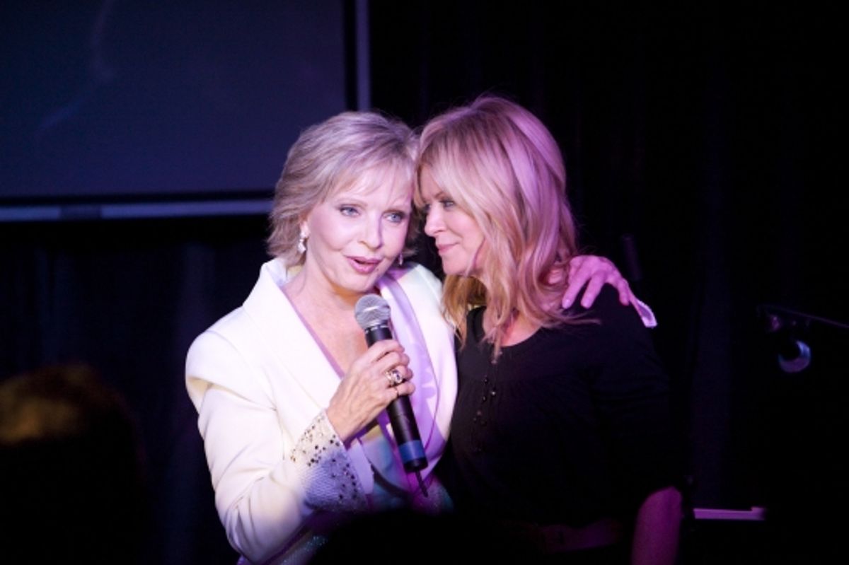 Florence Henderson and daughter Barbara Chase at 