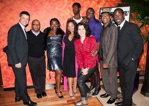 (Clockwise-L) Sean Allan Krill, Robert O'Hara, Heather Alicia Simms, Tarell Alvin McCraney, Brian Tyree Henry, Marc Damon Johnson, Tina Landau and Kimberly Herbert Gregory @ BroadwayWorld (Clockwise-L) Sean Allan Krill, Robert O'Hara, Heather Alicia Simms, Tarell Alvin McC Photo