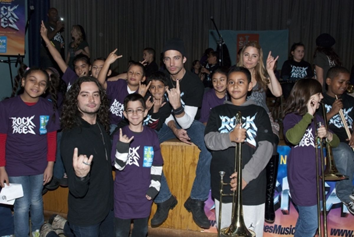 Constantine Maroulis, James Carpinello, Kerry Butler and the gang! at 