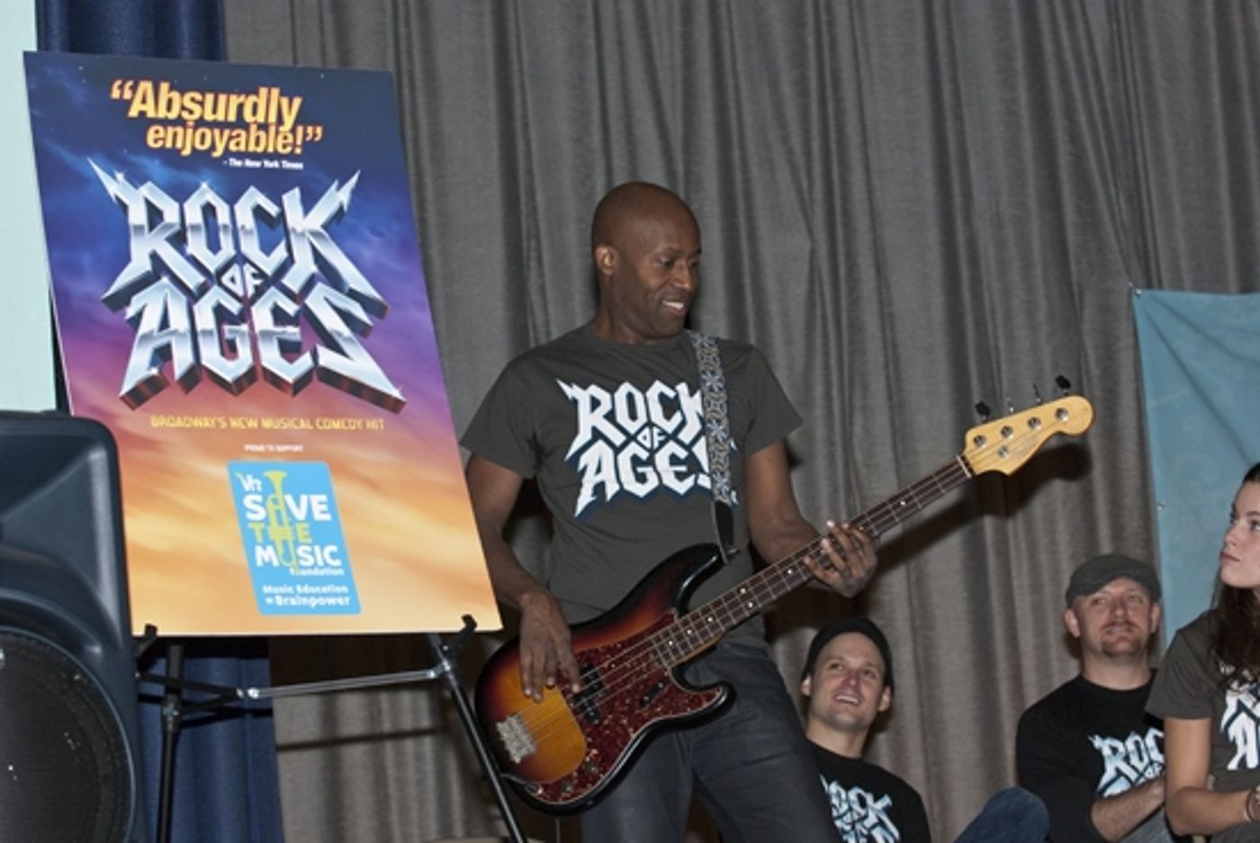 Photo Coverage: ROCK OF AGES and VH1 Save The Music Visit PS/IS 111  Image