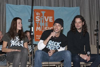 Katherine Tokarz, James Carpinello and Constantine Maroulis Photo
