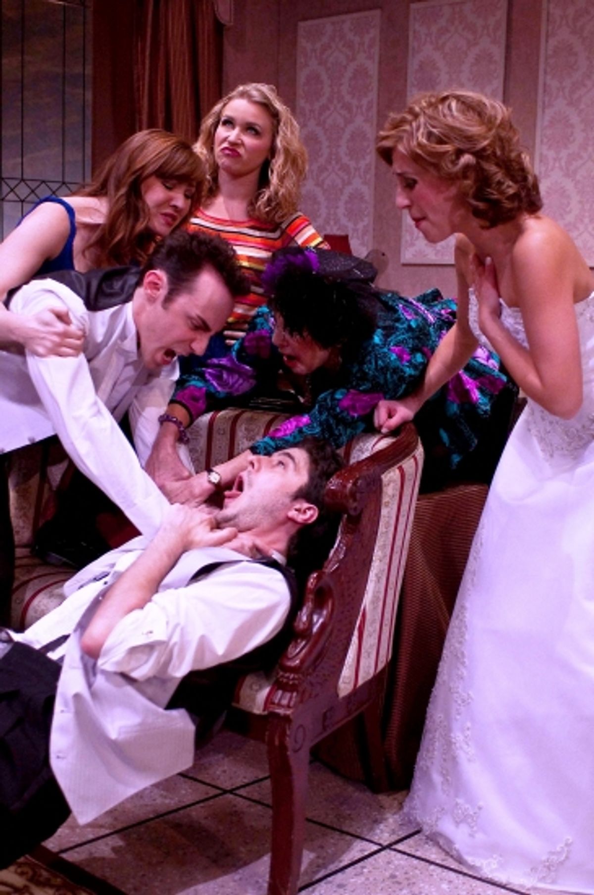 Katelin Wilcox, Dayna Grayber, Terri Sturtevant, Jenny Peters, Teddy Alvaro and Kevin Sebastian at 