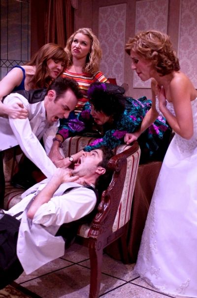 Katelin Wilcox, Dayna Grayber, Terri Sturtevant, Jenny Peters, Teddy Alvaro and Kevin Photo