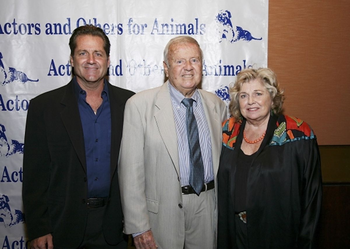 Dick Van Patten with son Jimmy and wife Patty at A&O's Celebration of Caring Event