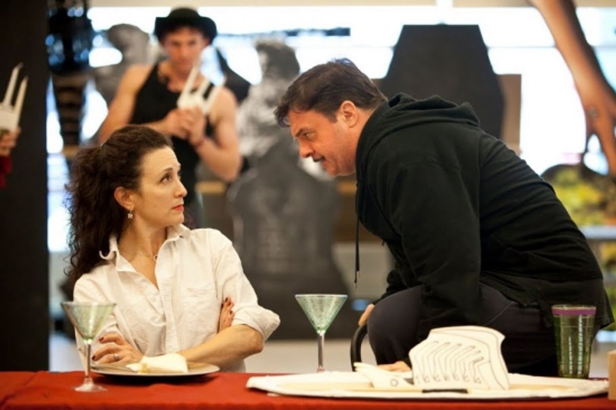 Bebe Neuwirth and Nathan Lane at 