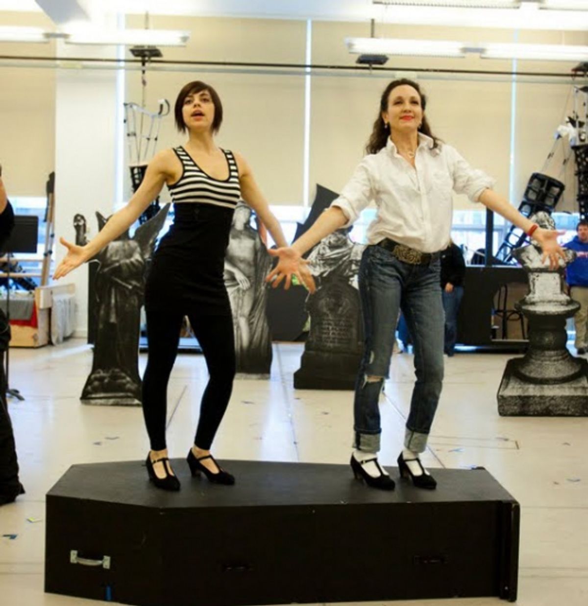 Krysta Rodriguez and Bebe Neuwirth at 