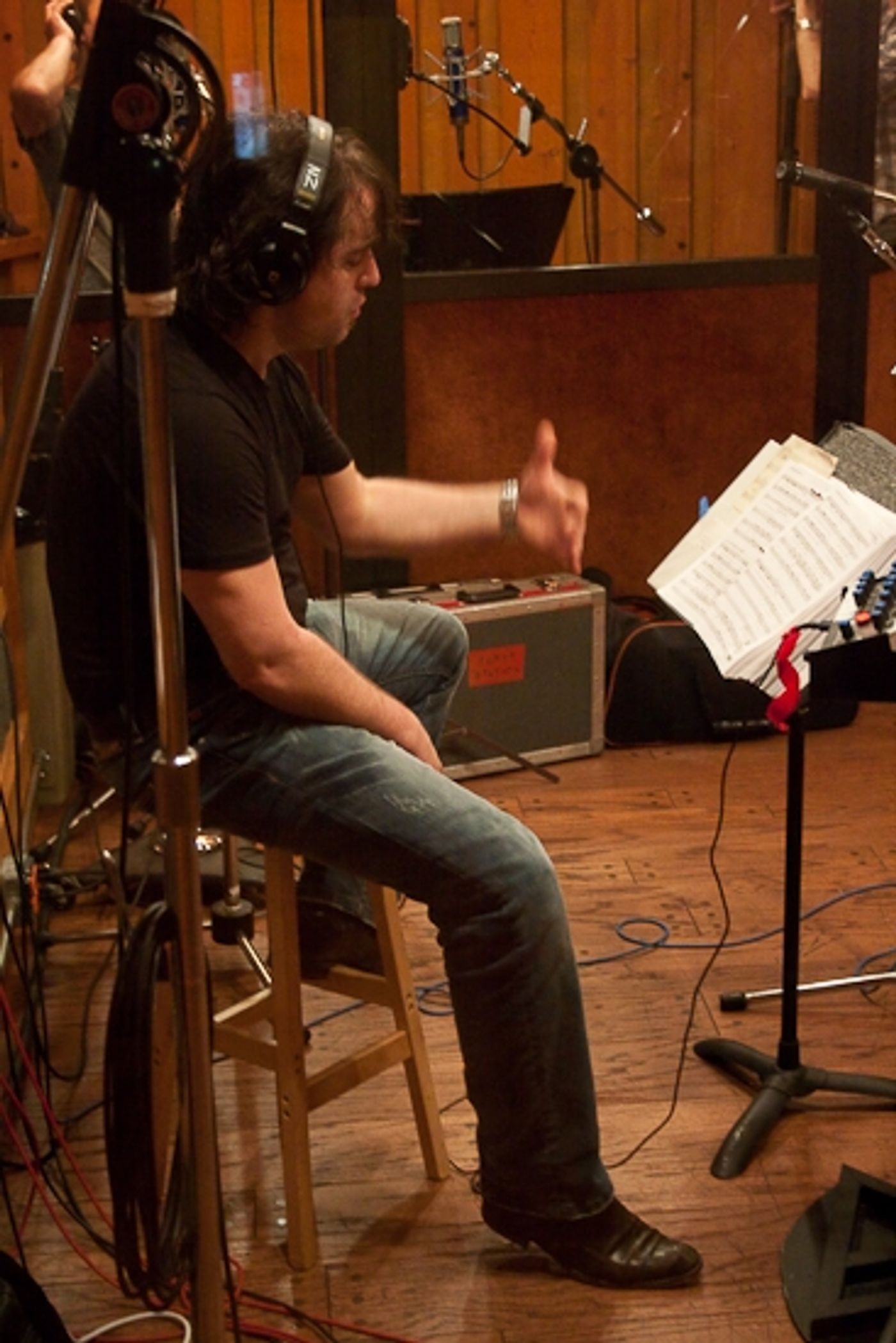 Photo Coverage: In the Recording Studio with the Cast of MEMPHIS!; Recording Available 12/11!  Image
