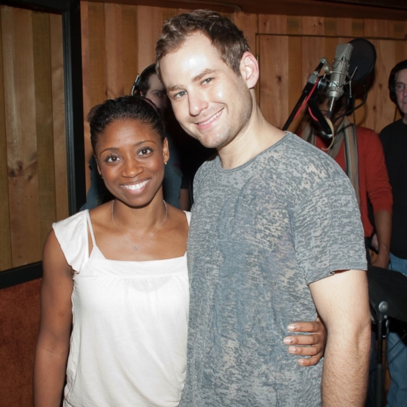 Photo Coverage: In the Recording Studio with the Cast of MEMPHIS!; Recording Available 12/11!  Image