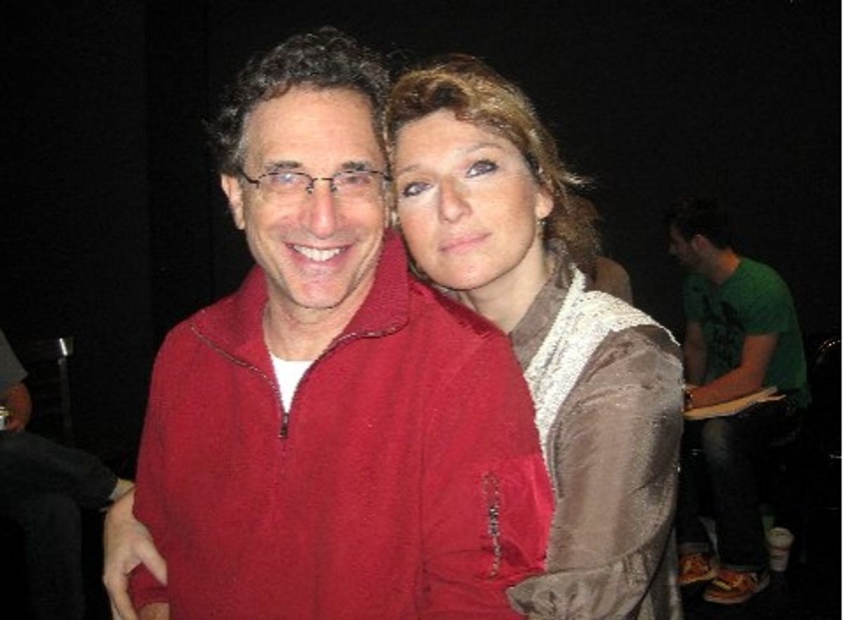 Chip Zien and Liz Larsen at Industry Reading of THE JERUSALEM SYNDROME, 11/16