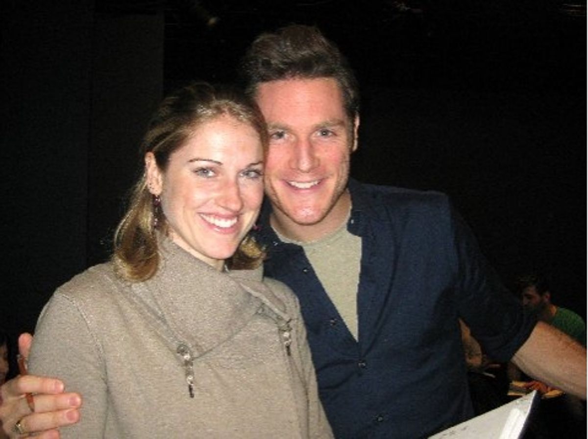 Julie Reiber and Ryan Murray at Industry Reading of THE JERUSALEM SYNDROME, 11/16