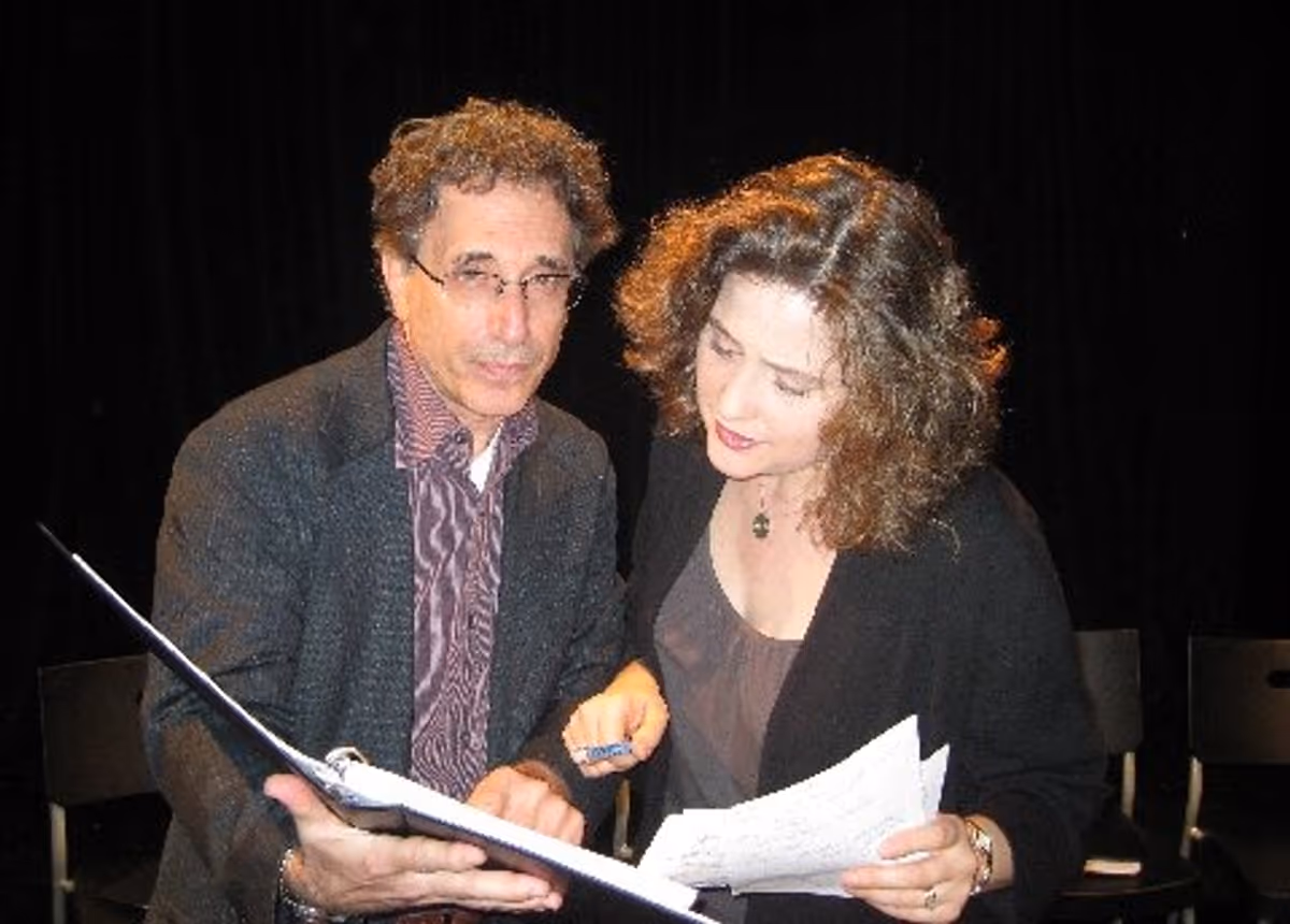 Chip Zien and Annette Jolles at Industry Reading of THE JERUSALEM SYNDROME, 11/16