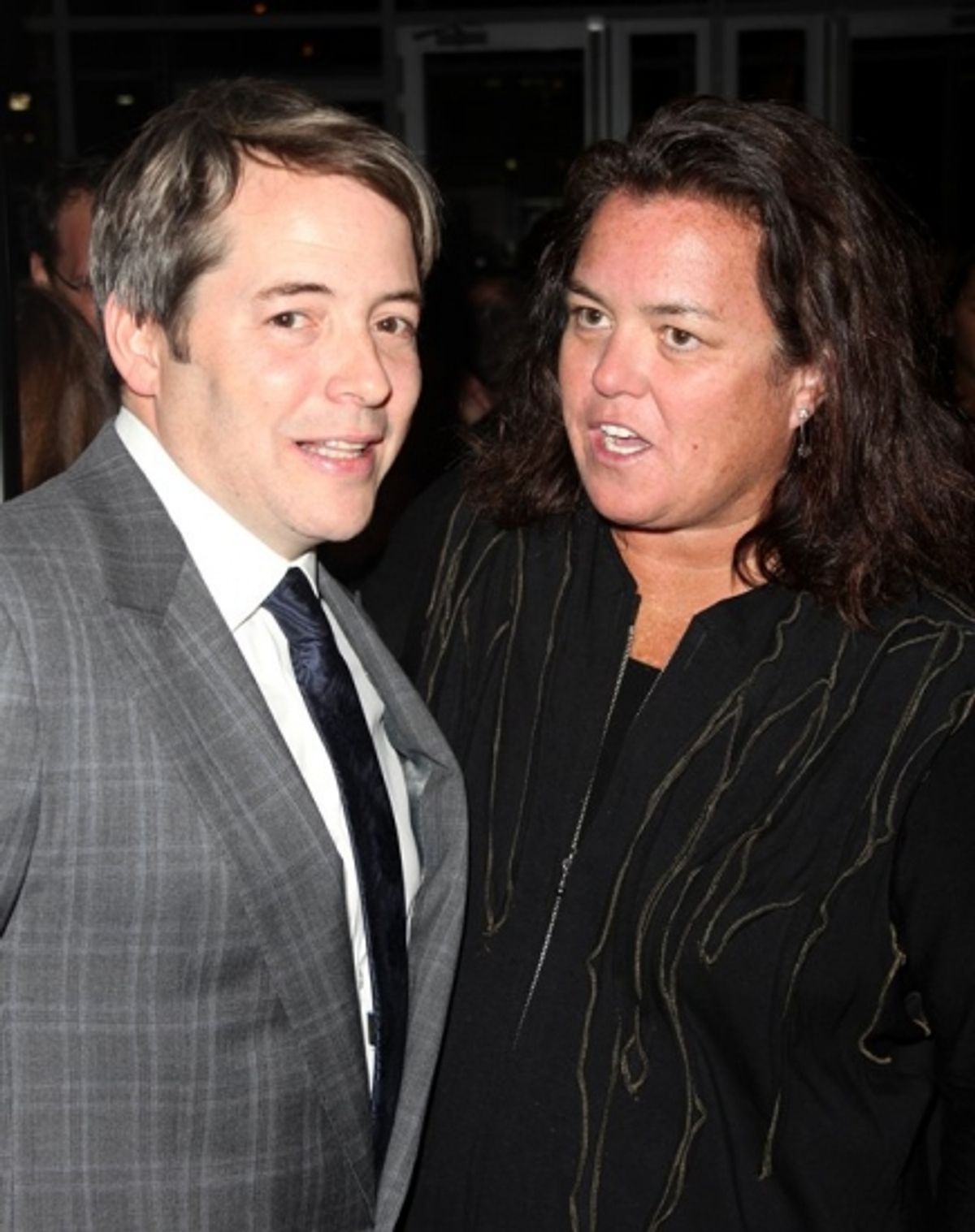 Matthew Broderick and Rosie O'Donnell at 