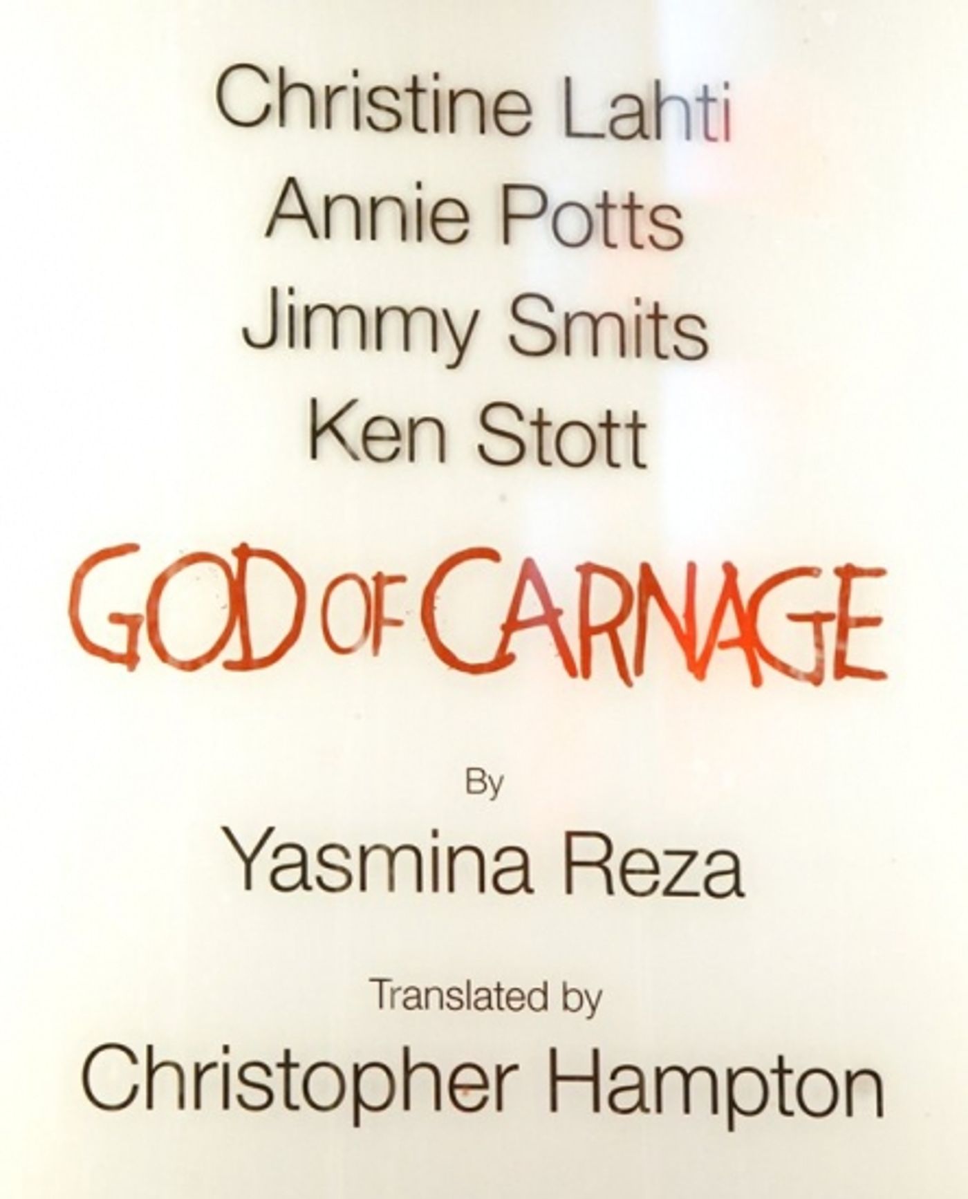 Photo Coverage: The New Cast of GOD OF CARNAGE Debuts! Photo Coverage: The New Cast of GOD OF CARNAGE Debuts! Image