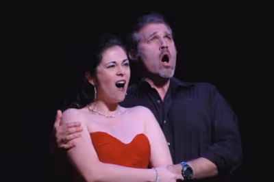 Sarah Jane McMahon and Marc Kudisch Photo
