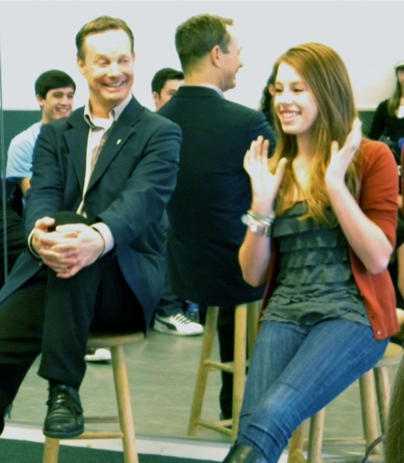 Photo Flash: BYE BYE BIRDIE'S Bill Irwin and Allie Trimm Inspire the Students of Broadway Artists Alliance  Image