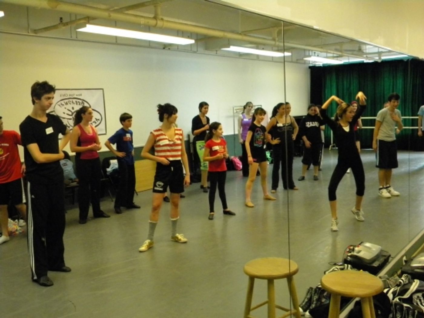 Photo Flash: BYE BYE BIRDIE'S Bill Irwin and Allie Trimm Inspire the Students of Broadway Artists Alliance  Image