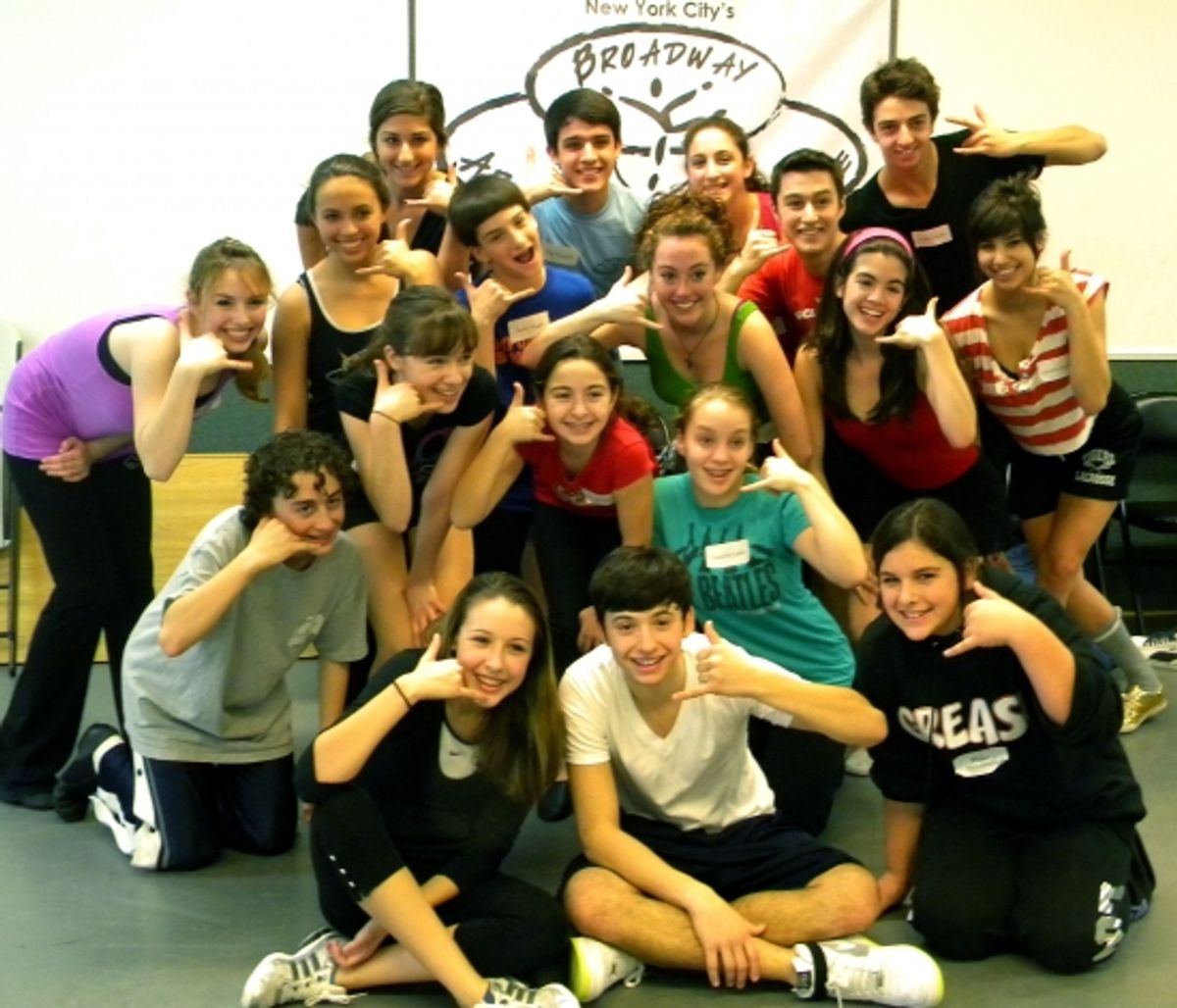 Bethany Tesark and Daniel Quadrino with BAA Students
 at 
