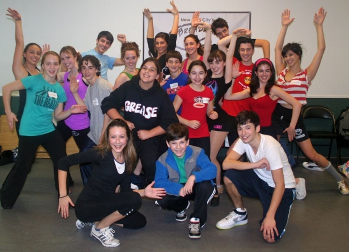 Bethany Tesark, Daniel Quadrino, and Jake Evan Schwencke with BAA Students at 