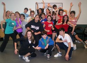 Bethany Tesark, Daniel Quadrino, and Jake Evan Schwencke with BAA Students Photo