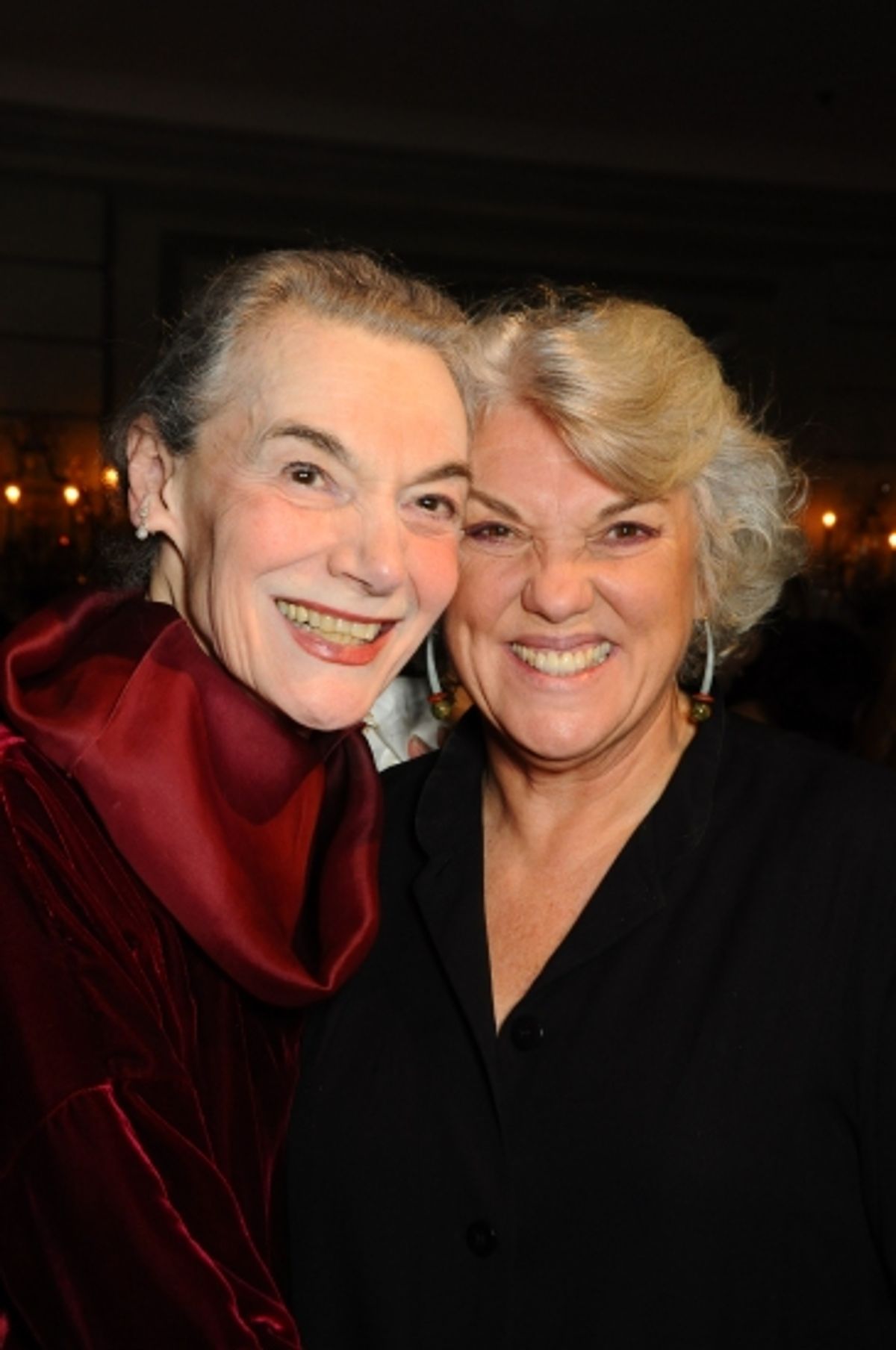 Marian Seldes and Tyne Daly at Abigail Disney, David Ives, Clive Davis & More at The Acting Company's Shakespearean Masquerade, 11/16