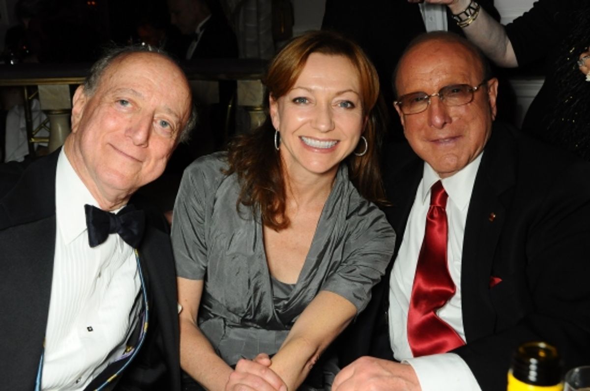 Earl D. Weiner, Julie White, and Clive Davis at 