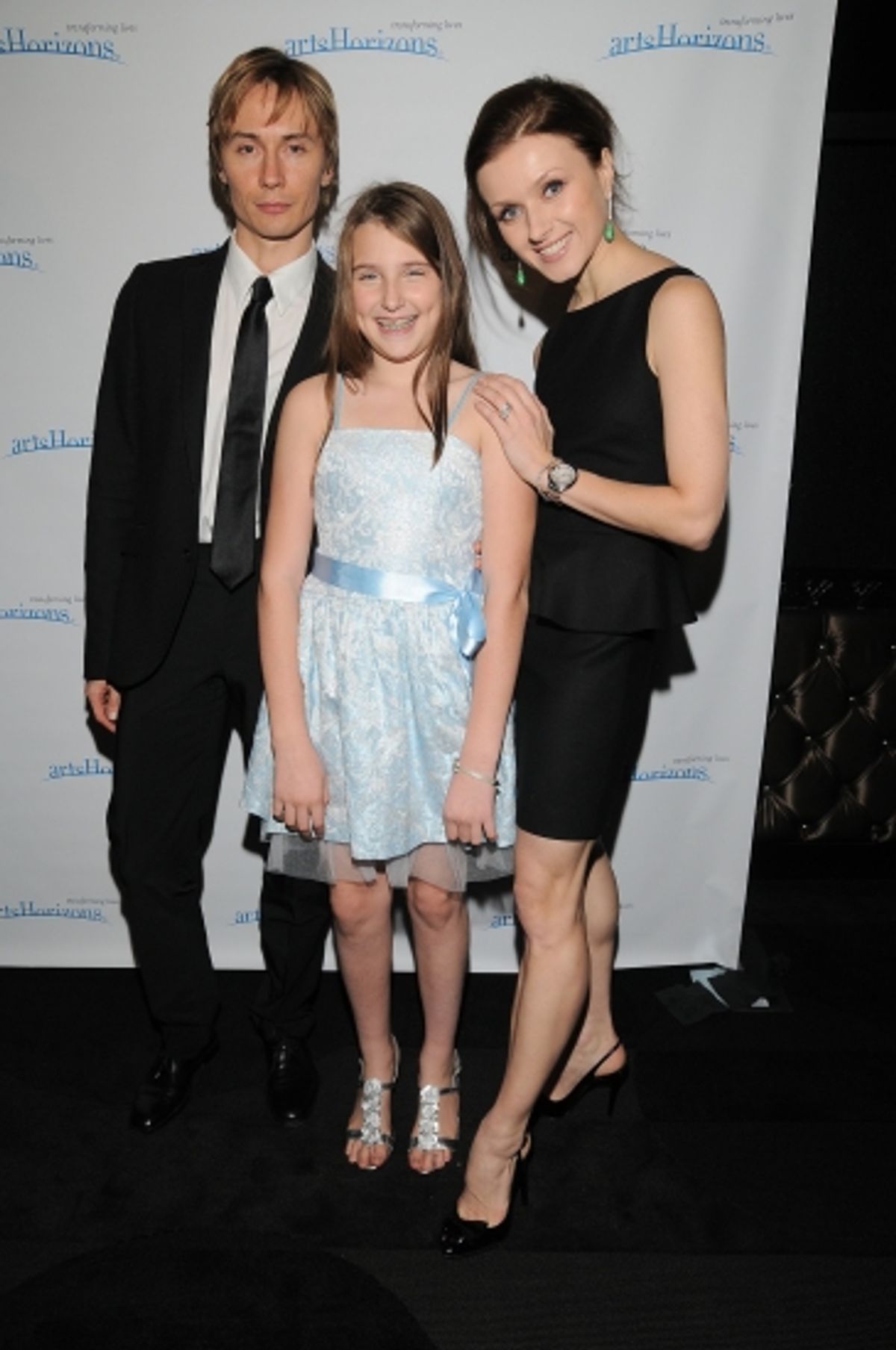 Maxim Beloserkovsky, Leah Lane and Irina Dvorovenko at 