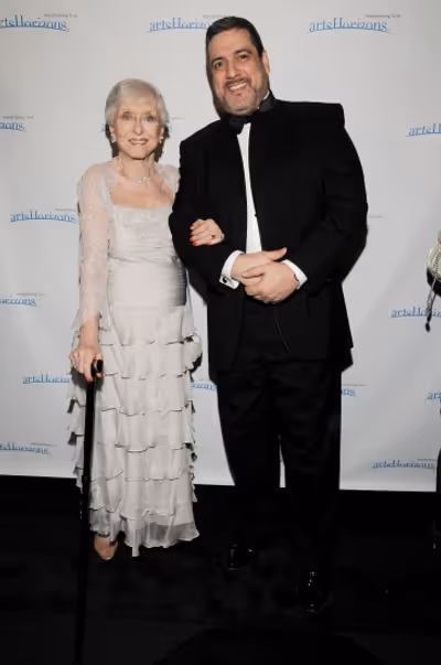 Celeste Holm and Frank Basile Photo