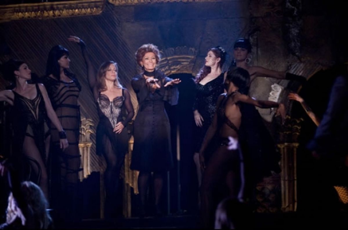 Sophia Loren and the ladies of NINE at 