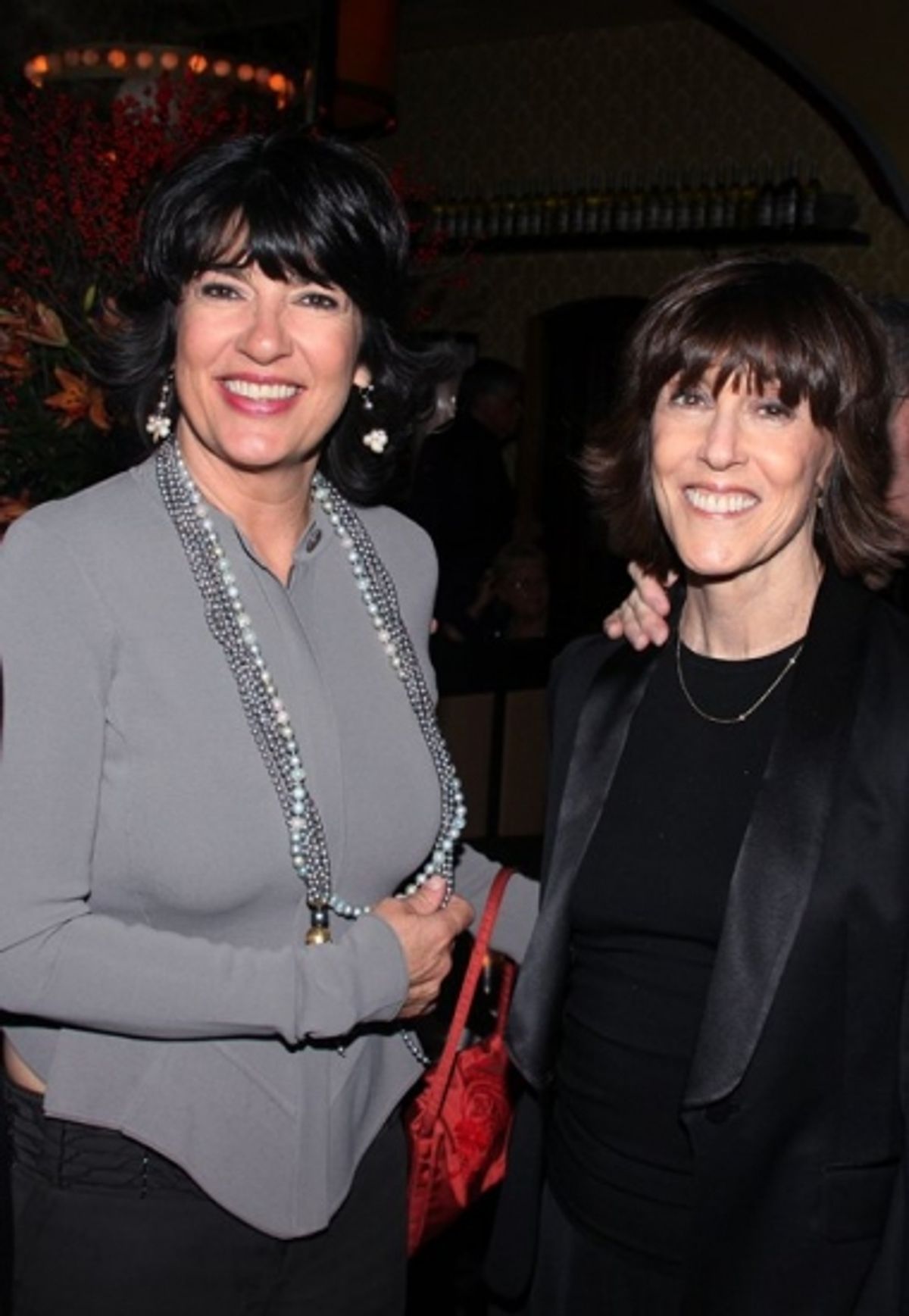 Christiane Amanpour and Nora Ephron at 
