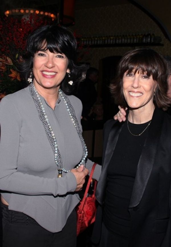 Christiane Amanpour and Nora Ephron Photo