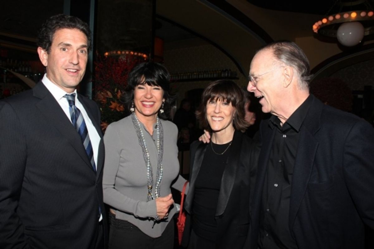 Jamie Rubin, Christiane Amanpour, Nora Ephron and Nicholas Pileggi
 at 