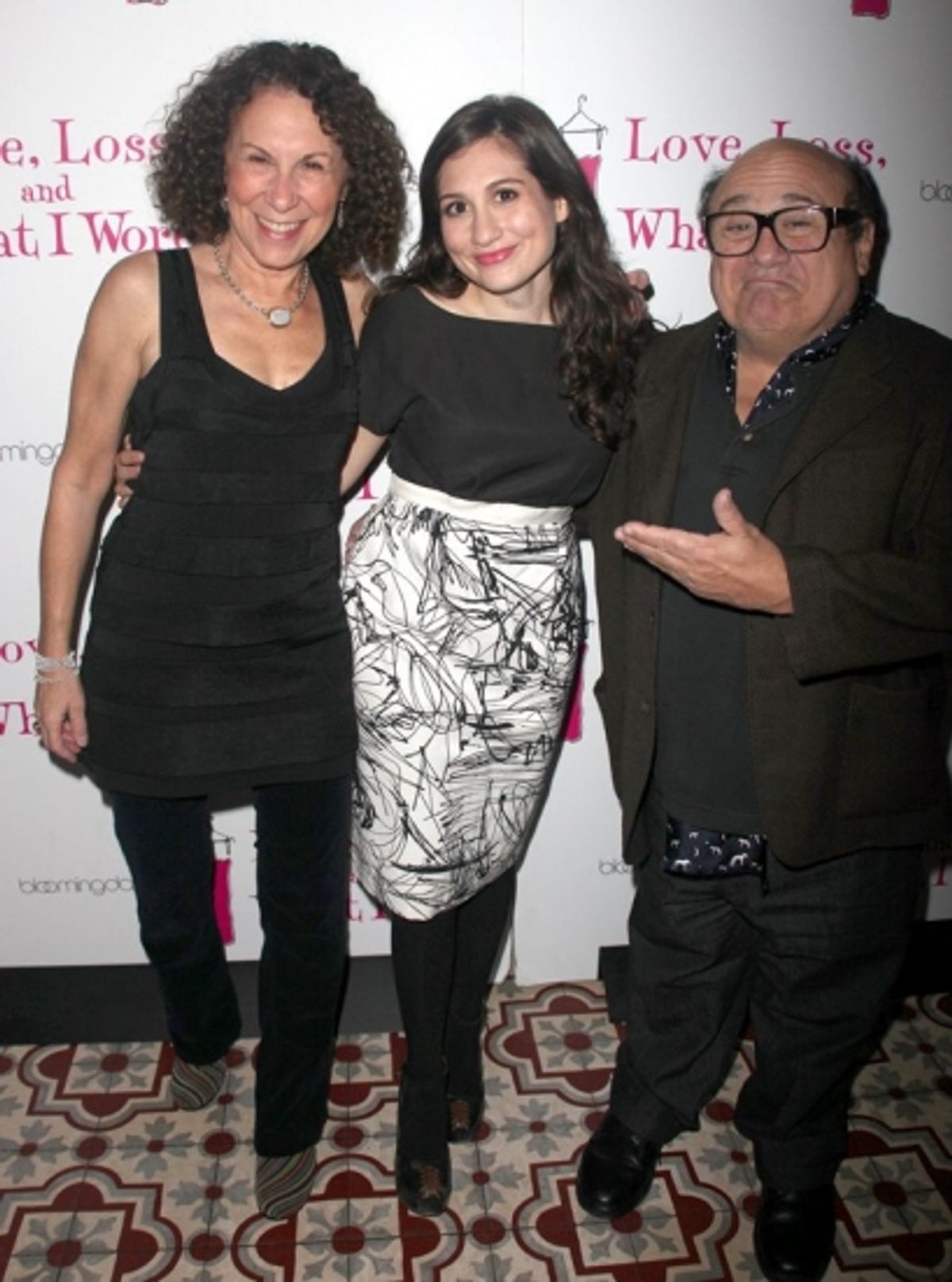 Rhea Perlman, Lucy DeVito and Danny DeVito at 