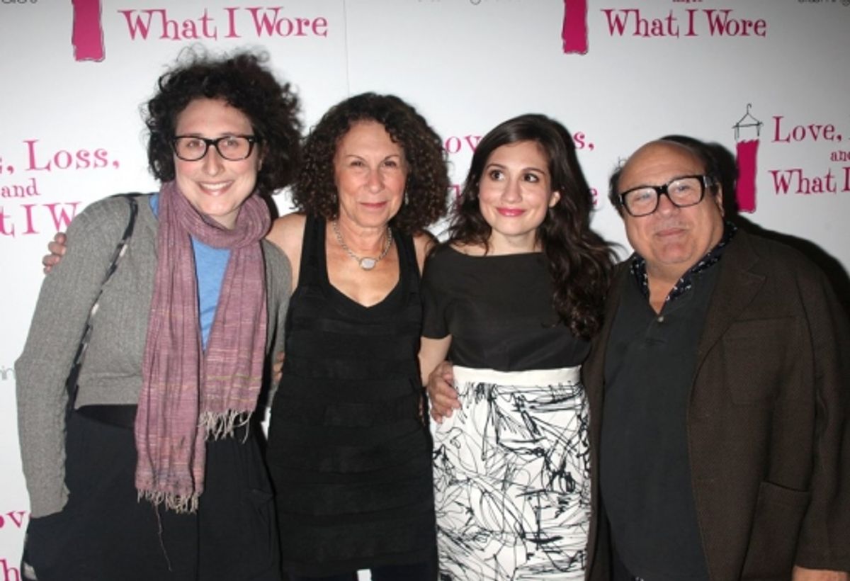 Gracie Devito, Rhea Perlman, Lucy DeVito and Danny DeVito at 