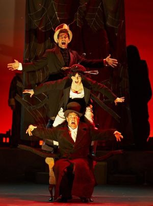 Simon Lipkin, Rebecca Thornhill and Michael Matus Photo