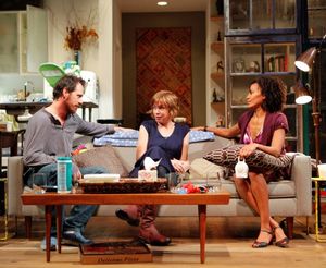 Darren Pettie, Julianne Nichelson and Eisa Davis Photo