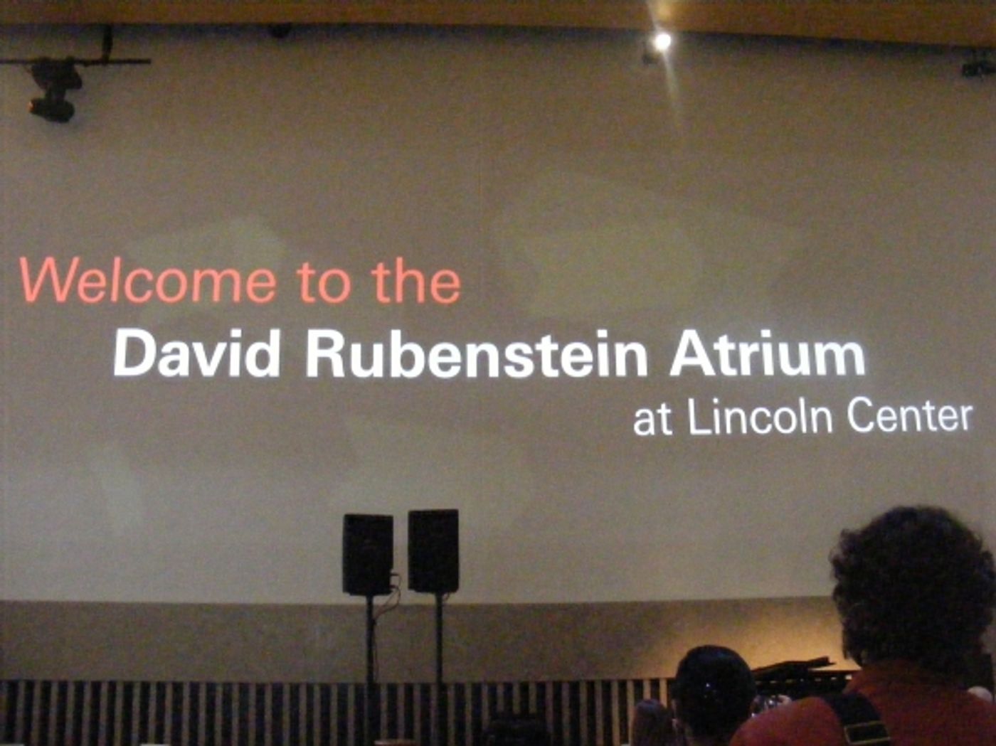 Photo Coverage: Bernadette Peters Opens Lincoln Center's David Rubenstein Atrium Photo Coverage: Bernadette Peters Opens Lincoln Center's David Rubenstein Atrium Image
